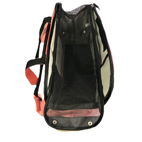 PetAmi Pink And Black Pet Carrier For Small Pets. Shoulder Strap Attached. - Picture 5 of 9